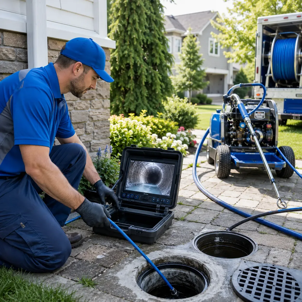 Outdoor drain cleaning professionals serving Franklintown, PA
